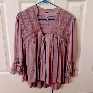 NWOT free people button up blouse
